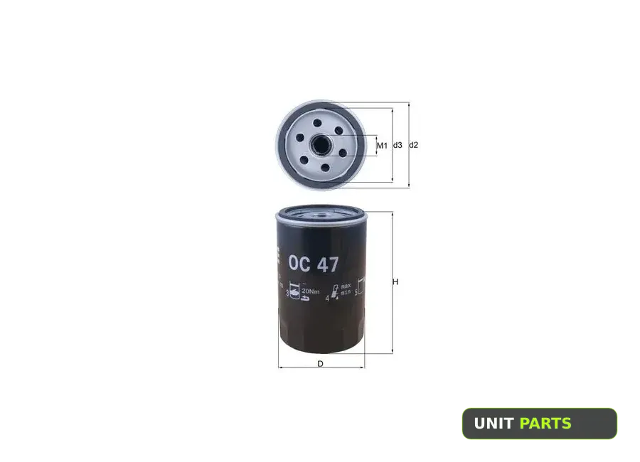 KNECHT/MAHLE OC47 Фильтр масляный OC47