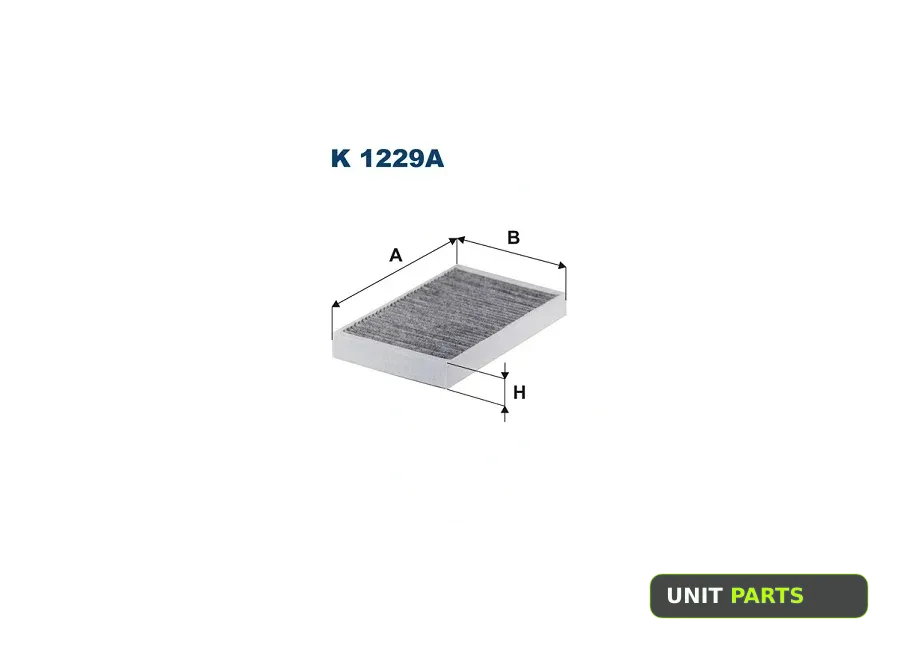 FILTRON K1229A Фильтр салона [угольный]