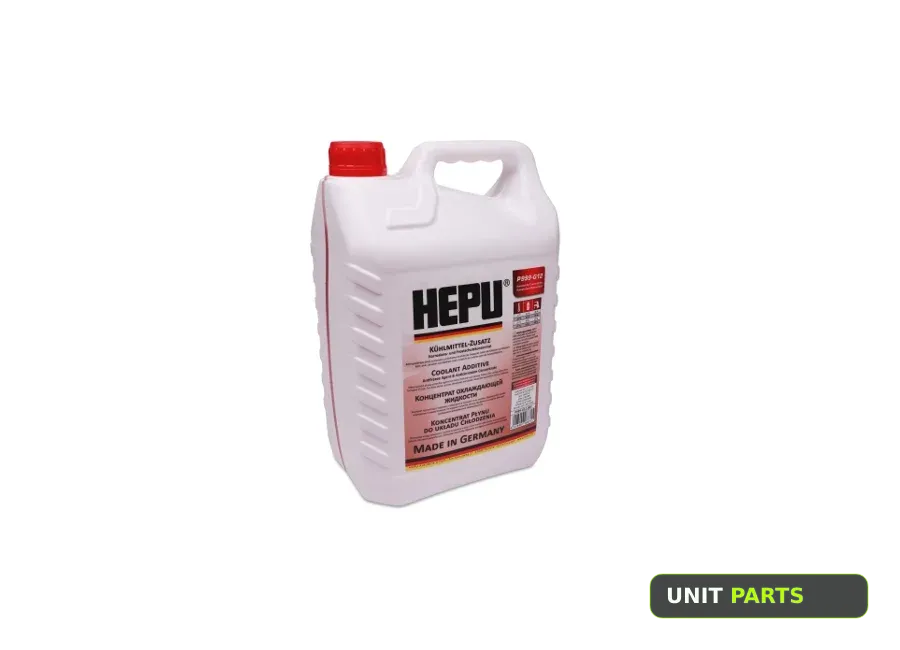 HEPU P999-G12-005 Антифриз [красный] Type G12  концентрат 5л. /made in Germany/