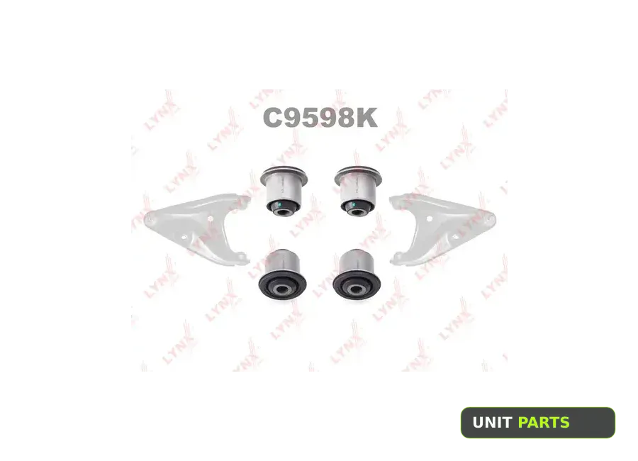 LYNXauto C9598K Комплект сайлентблоков передней подвески (4шт) RENAULT Logan/LADA Largus LYNXauto C9598K