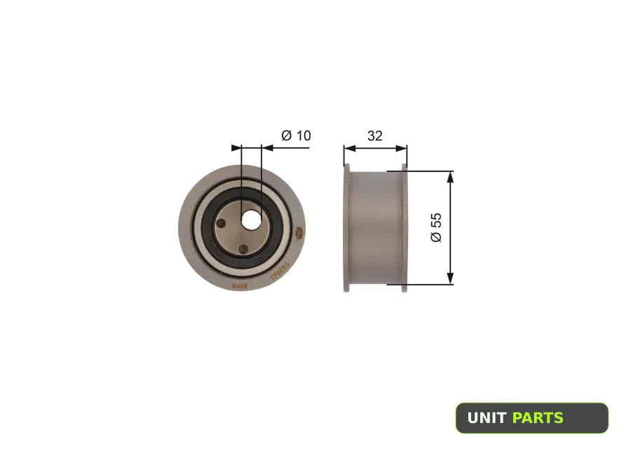 GATES T42041 Ролик натяжителя 7786-11141