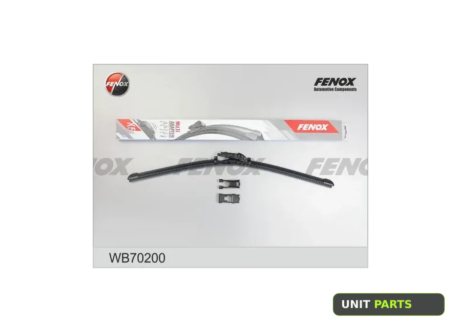 FENOX WB70200 Щетка стеклоочистителя 700 мм (28") бескаркасная WB70200