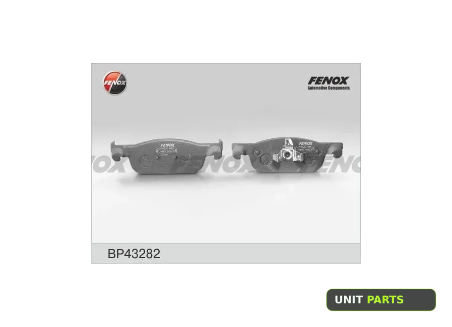 FENOX BP43282 Колодки передние RENAULT LOGAN II, LADA X-RAY BP43282