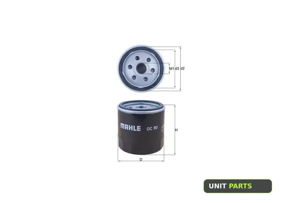 MAHLE OC90 Фильтр масляный