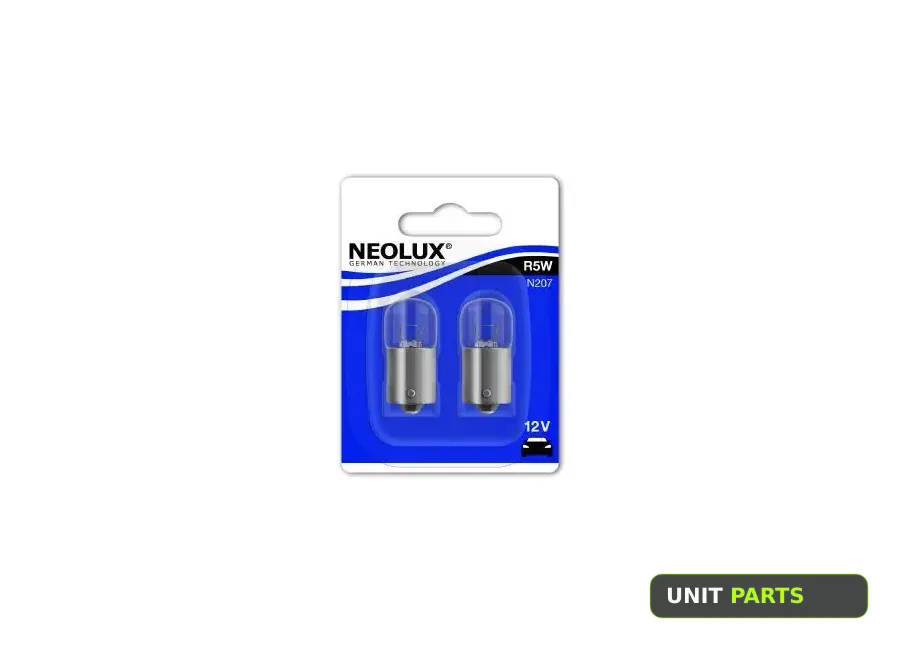 NEOLUX N207-02B R5W 12V (5W) Лампа 2шт в блистере