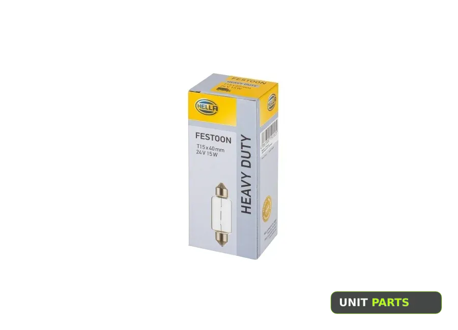 HELLA 8GM002091-261 Лампа накаливания 24V C15W SV8.5 BEHR HELLA