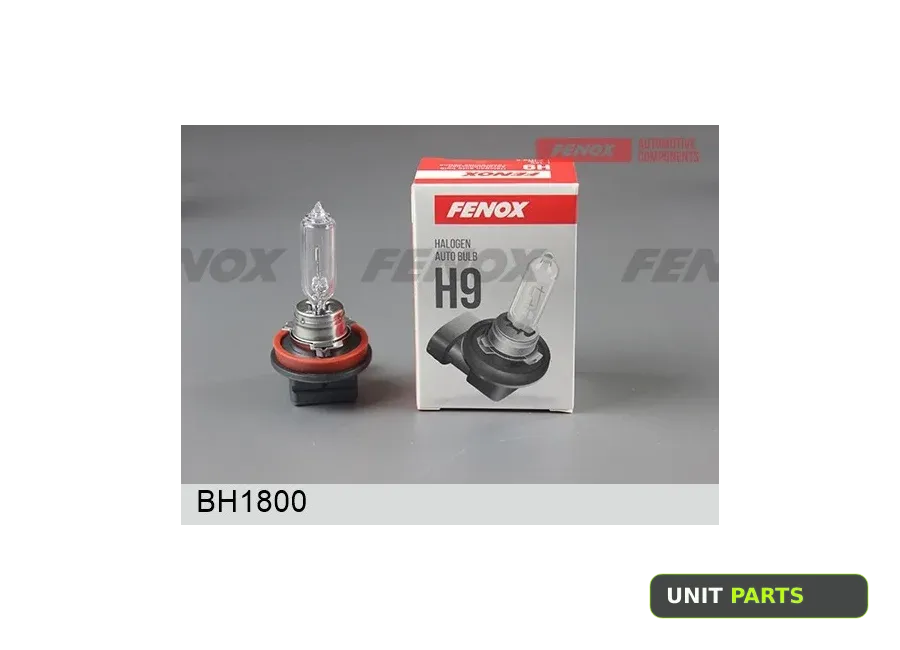 FENOX BH1800 Лампа галогенная  H9 65W 12V PGJ19-5 BH1800