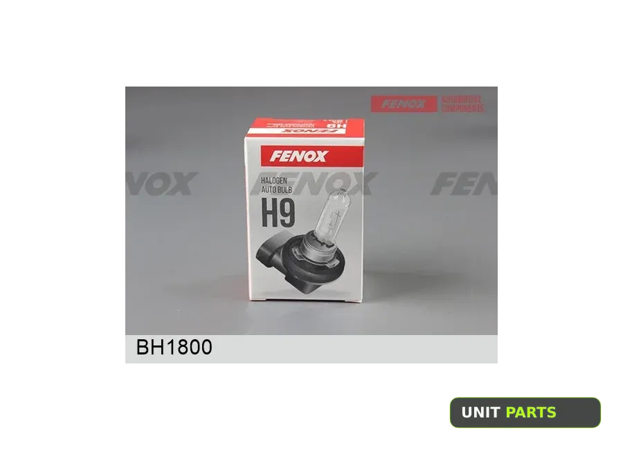 FENOX BH1800 Лампа галогенная  H9 65W 12V PGJ19-5 BH1800