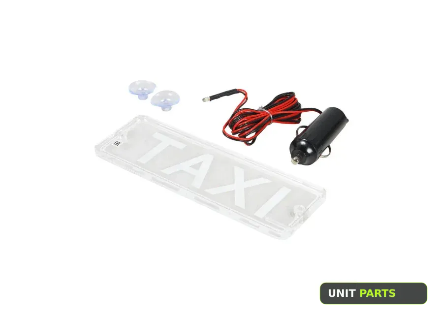 AIRLINE ATL-12-03 Знак ТАКСИ LED салонный с подсветкой 12В AIRLINE ATL-12-03