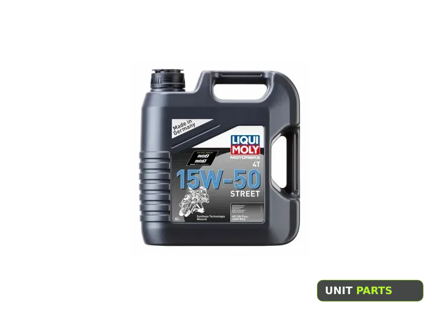 LIQUI MOLY 1689 Масло моторное синтетическое НС-для 4-т мотоц Motorbike 4T Street 15W-50 SL MA2 4л 1689