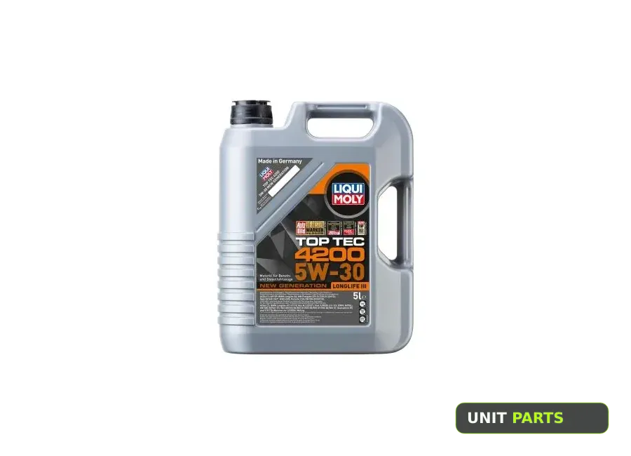 LIQUI MOLY 8973 Масло моторное синтетическое НС-Top Tec 4200 5W-30 New Generation SP C3 5л (7661) 8973