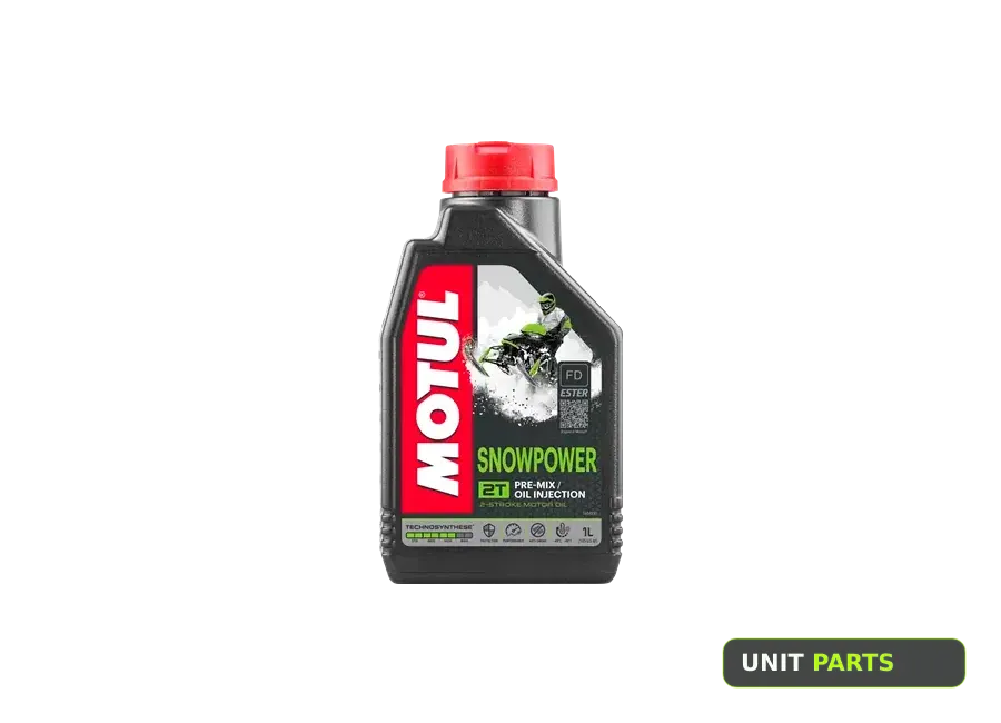 Motul 105887 Масло моторное 2T Motul Snowpower полусинтетическое 1 л 105887