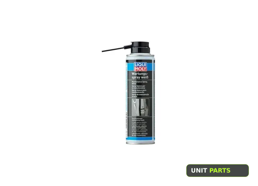 LIQUI MOLY 3075 Грязеотталкивающая белая смазка Wartungs-Spray weiss (0,25л) / 3953 LIQUI MOLY 3075