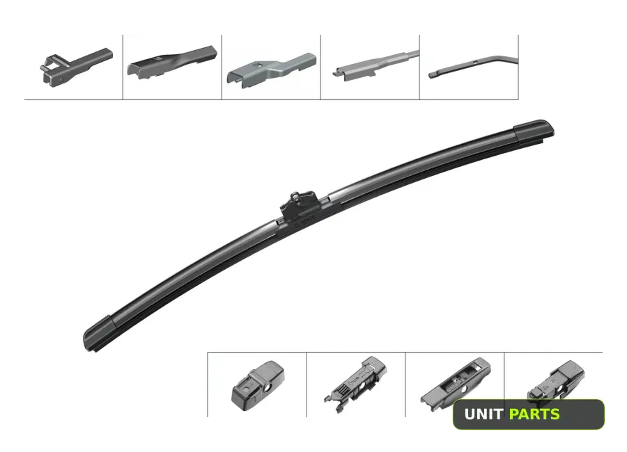 BOSCH 3397006943 Щетка стеклоочистителя бескаркасная Aerotwin PLUS AP400U 400 мм 3397006943