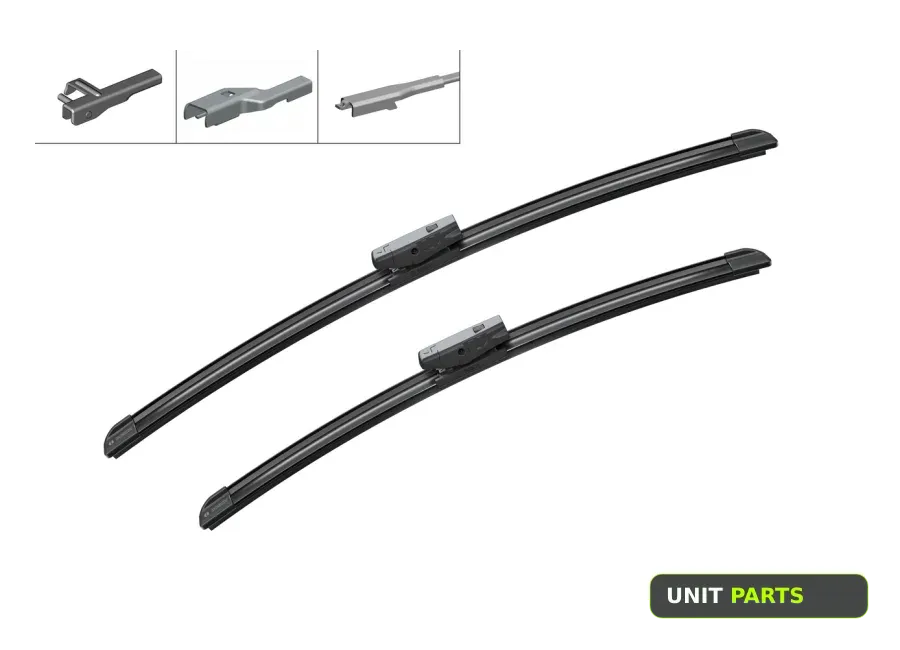 BOSCH 3 397 007 460 Щетки стеклоочистителя 530/450 мм бескаркасная комплект 2 шт BOSCH AeroTwin 3 397 007 460